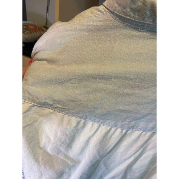 Vintage 80s 90 HGNY Western Fringe Southwest Detail Long Sleeve Button Down Top - Picture 5 of 10